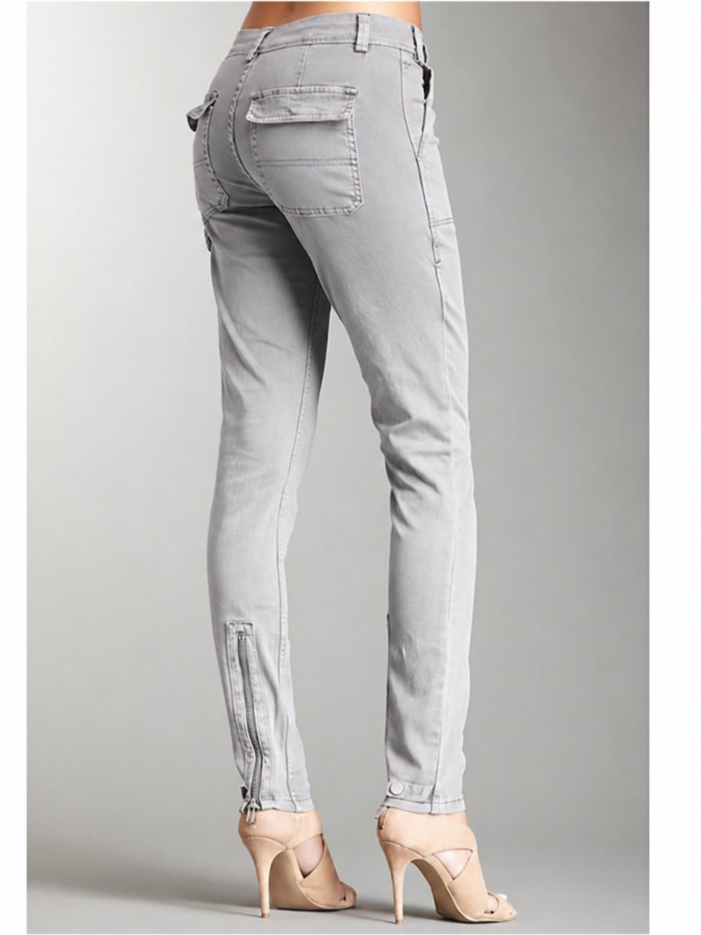 BLANKNYC Gray Carpenter Cargo Jeans